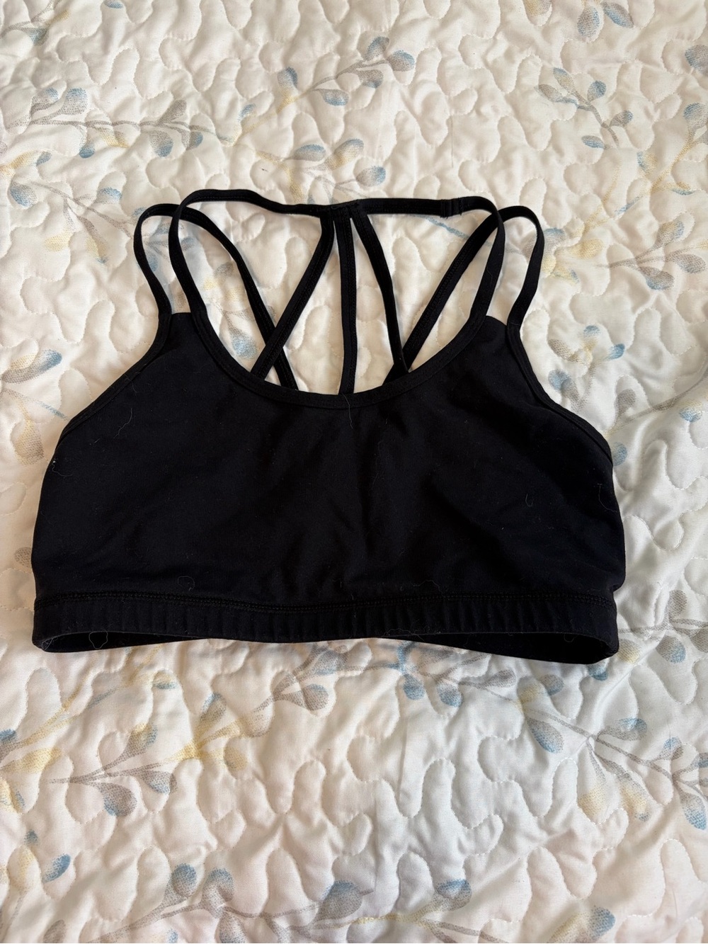 Born Primitive Black Strappy Back Sports Bra